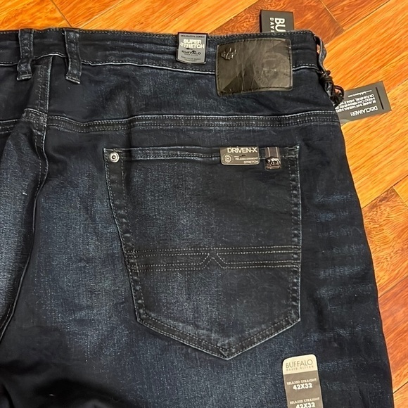 ⭐️ New Buffalo Driven-X Relaxed Straight Driven Jeans Size 42/33 - Picture 10 of 11